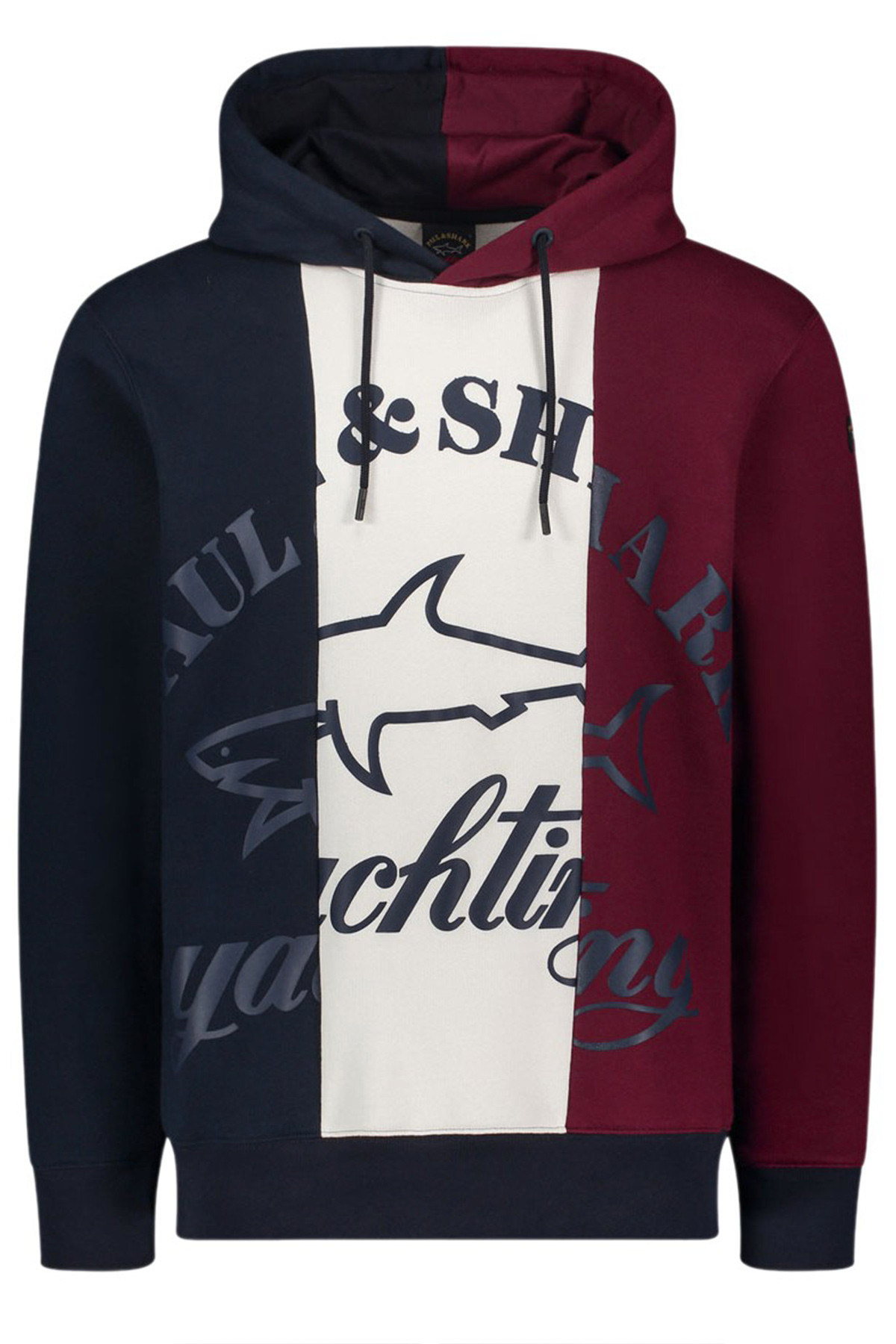 Multicolor Print Cotton Hooded Sweatshirt