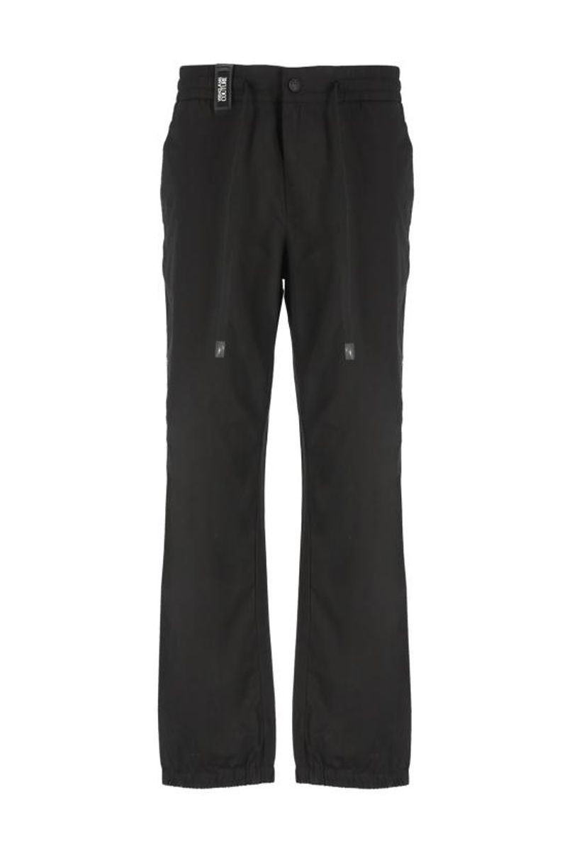 Black Cotton Trousers