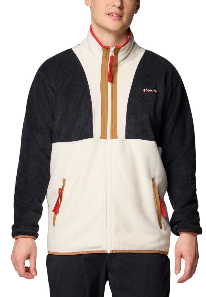 Blue Full Zip Turtleneck Polyester Sweatshirt