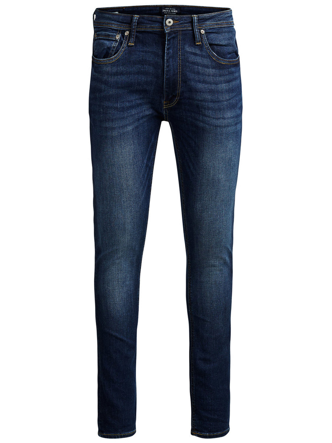 Blue Stretch Cotton-Blend Jeans