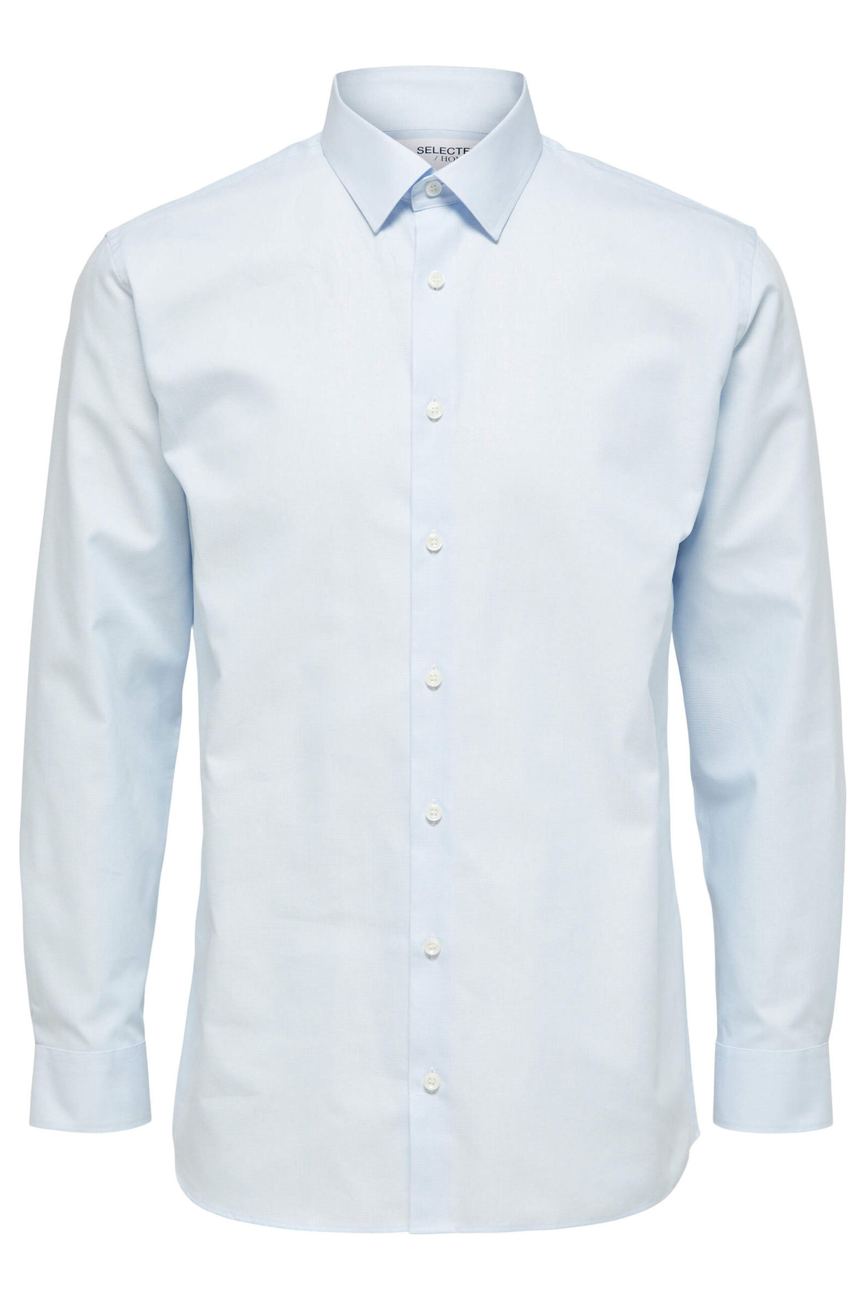 Light Blue Classic Collar Cotton Shirt
