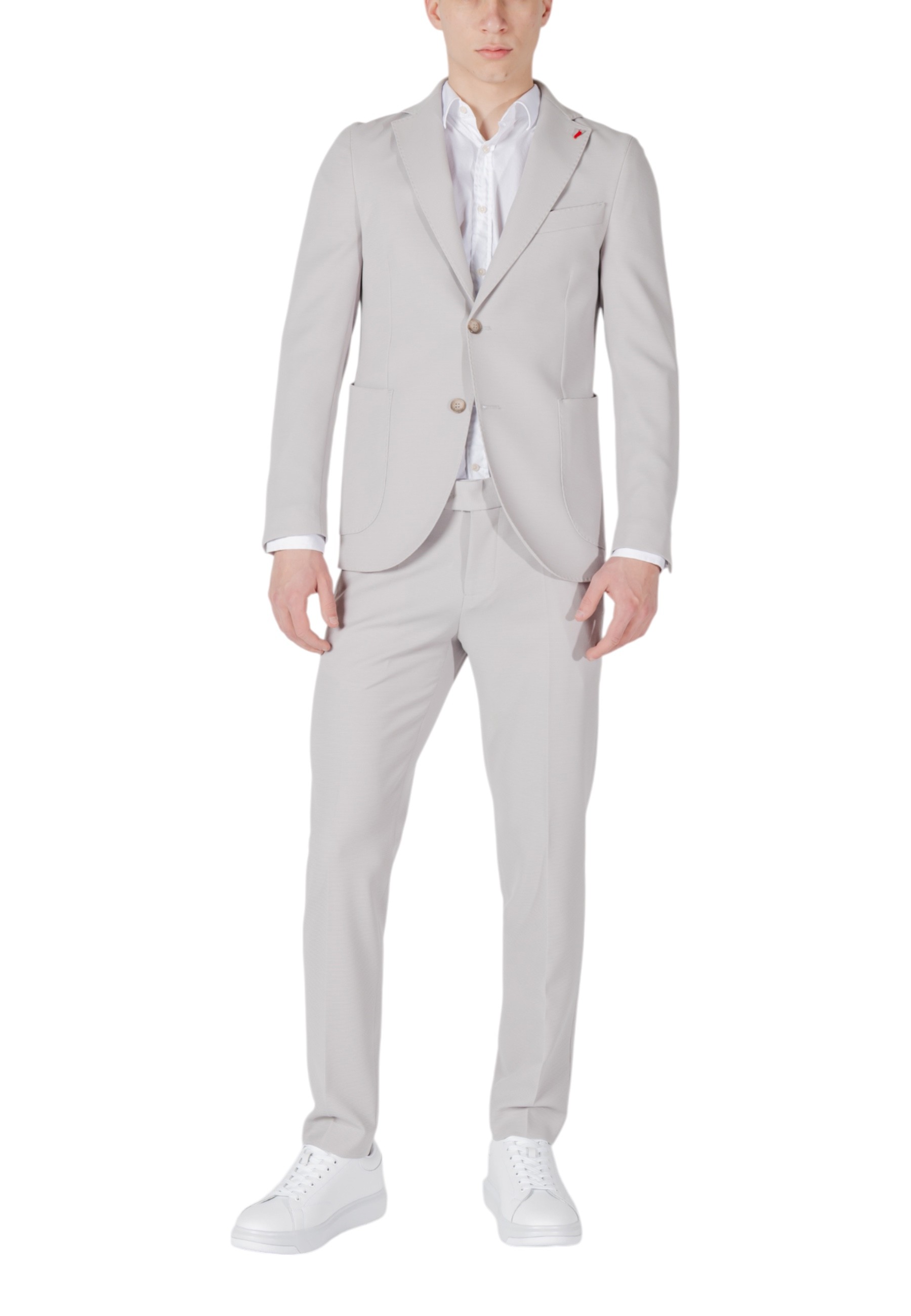 Grey Suit in a Lightweight Stretch Fabric