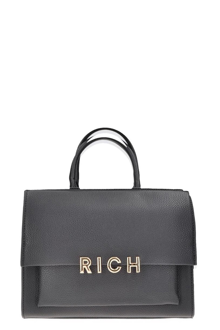 Black Polyurethane Fall/Winter Bag