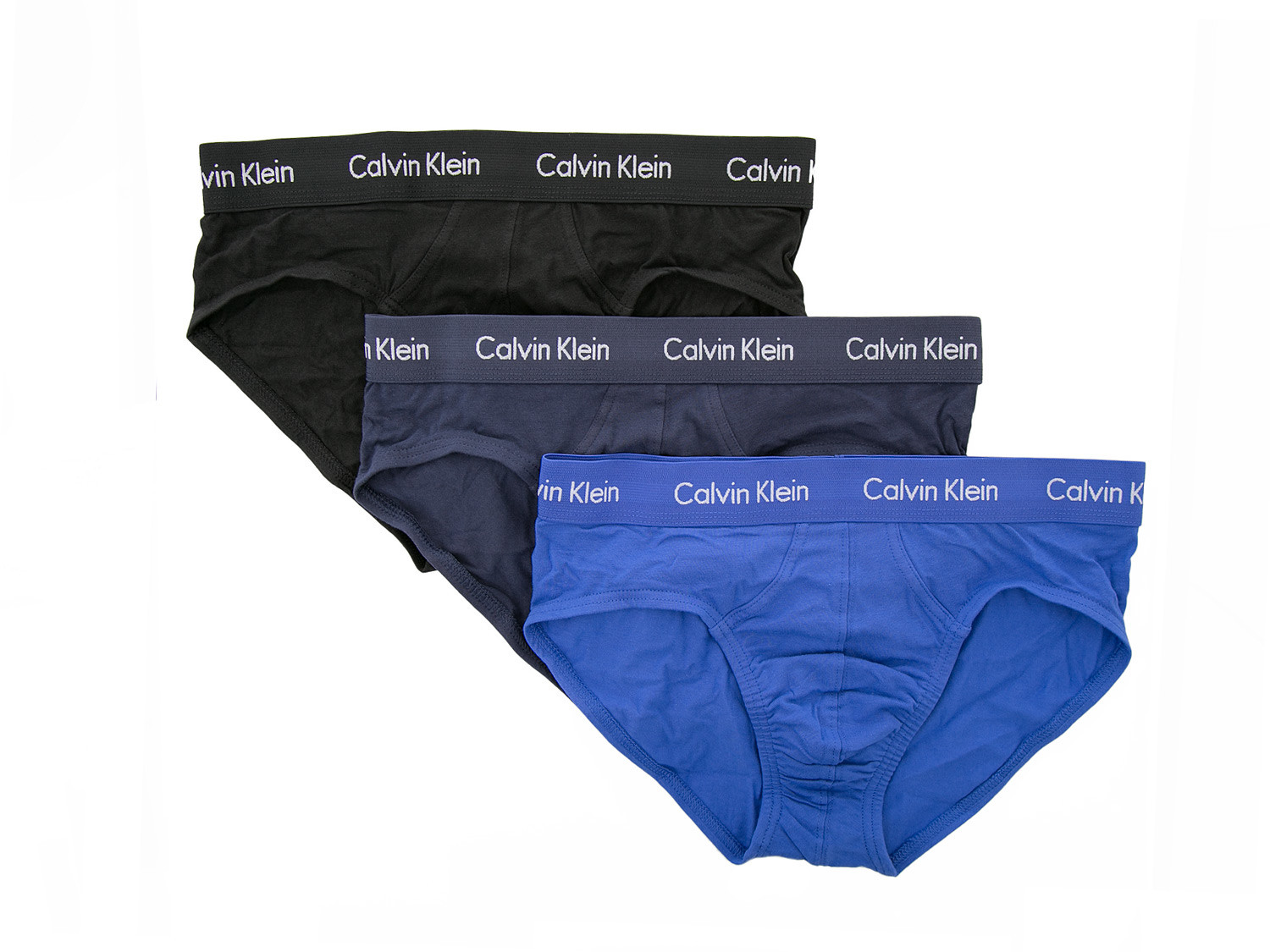 Calvin Klein Men's Blue Print Cotton Stretch Underwear