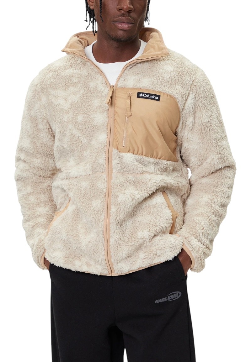 Full-Zip Turtleneck Polyester Sweatshirt