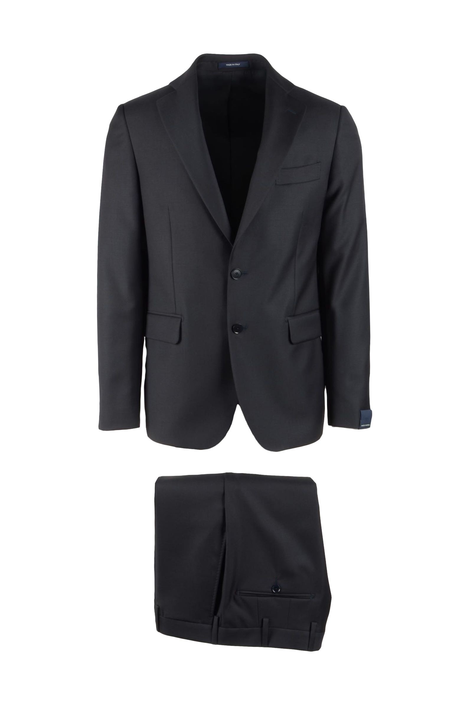 Charcoal Grey Fleece Wool Suit