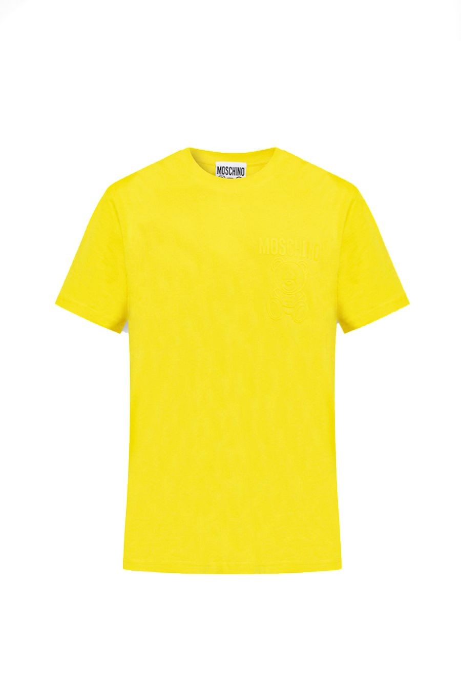 Yellow Cotton Round Neck T-Shirt