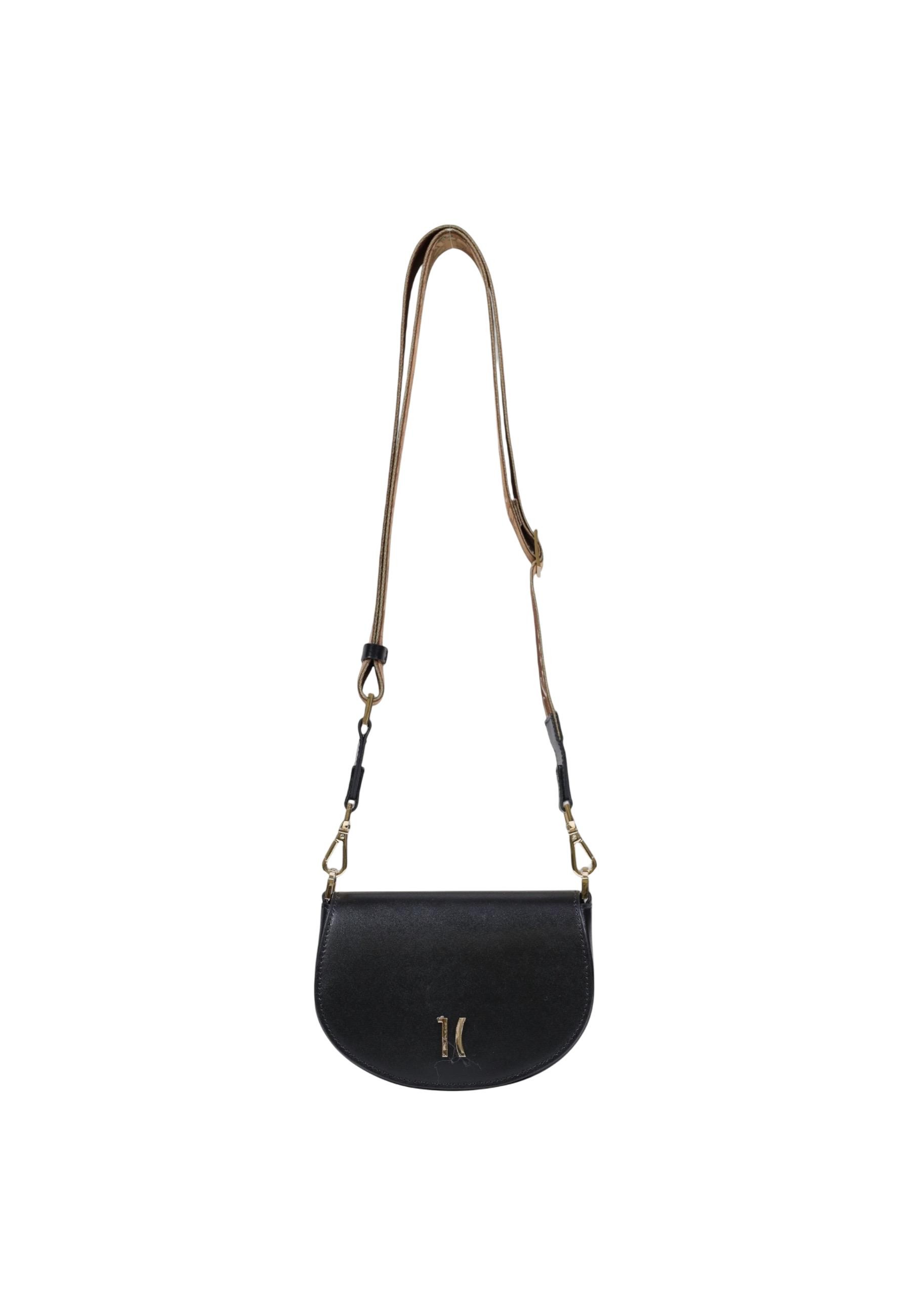 Black Leather Shoulder Bag