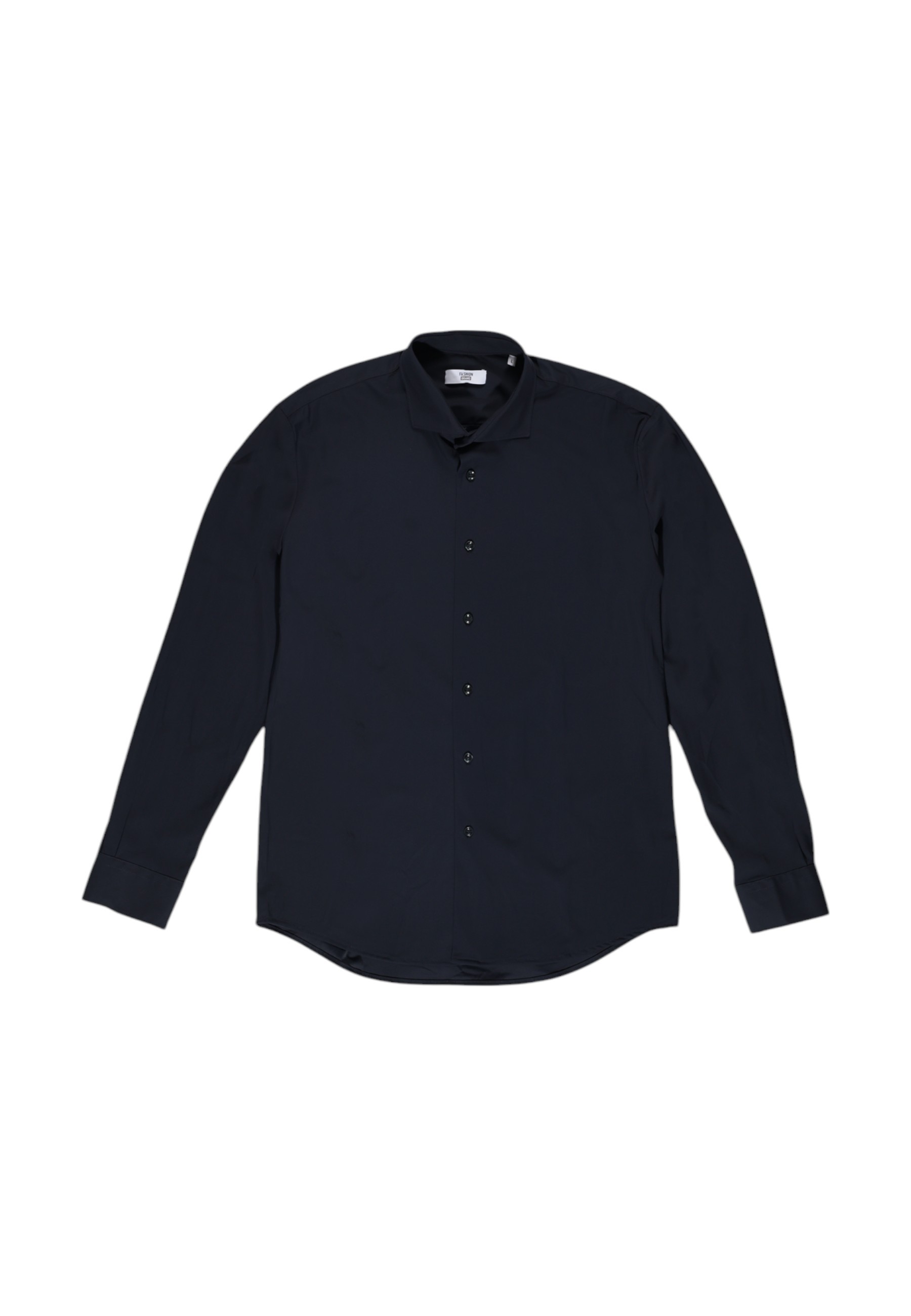 Blue Long Sleeve Stretch Shirt