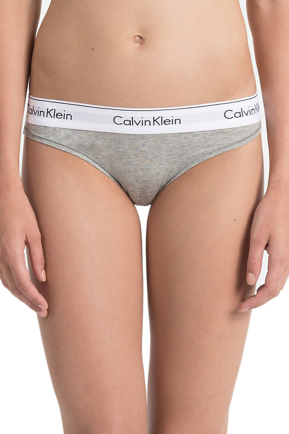 Calvin Klein Women's Grey Cotton Modal Stretch Underwear