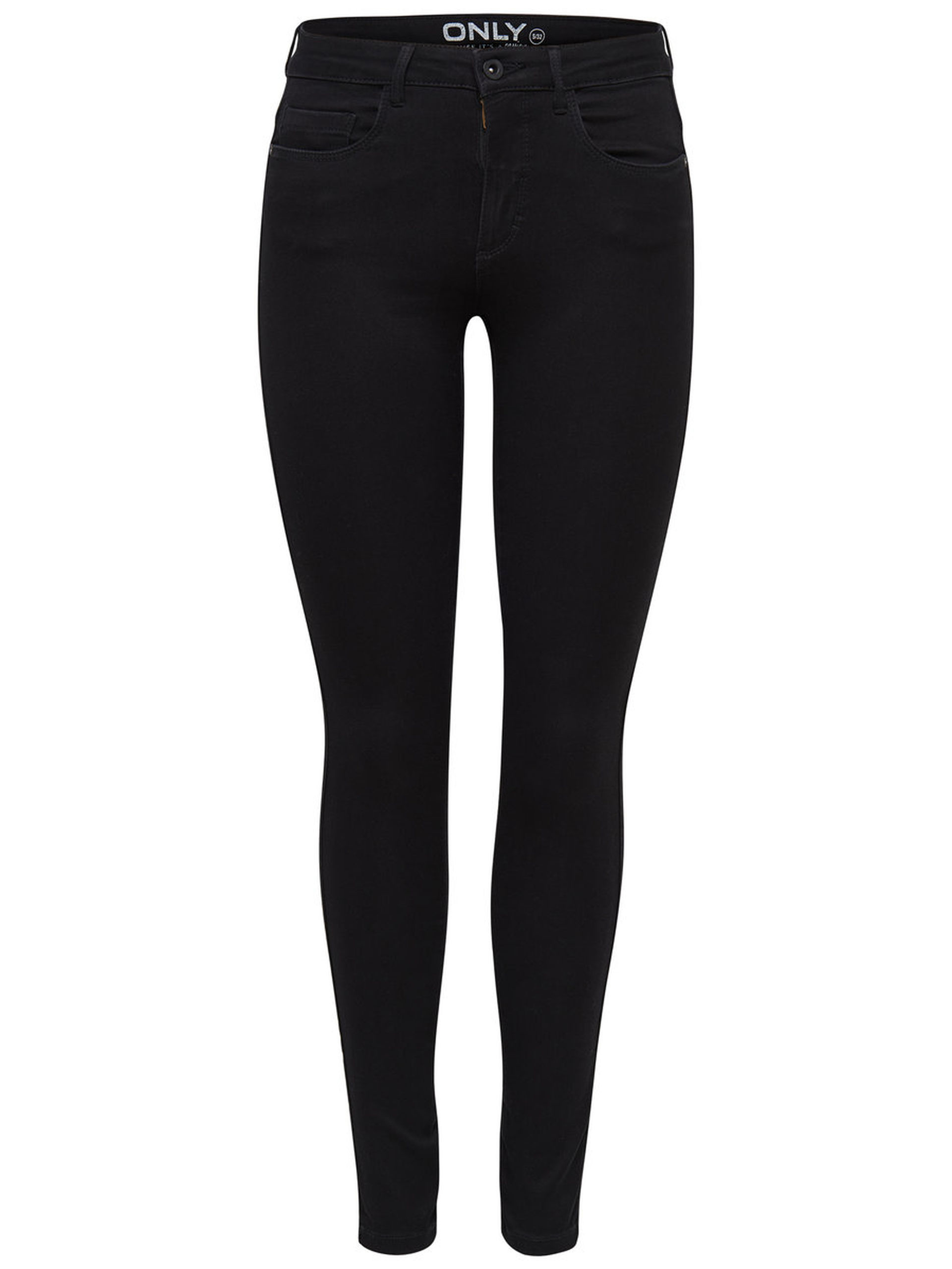 Black Stretch Cotton-Blend Jeans
