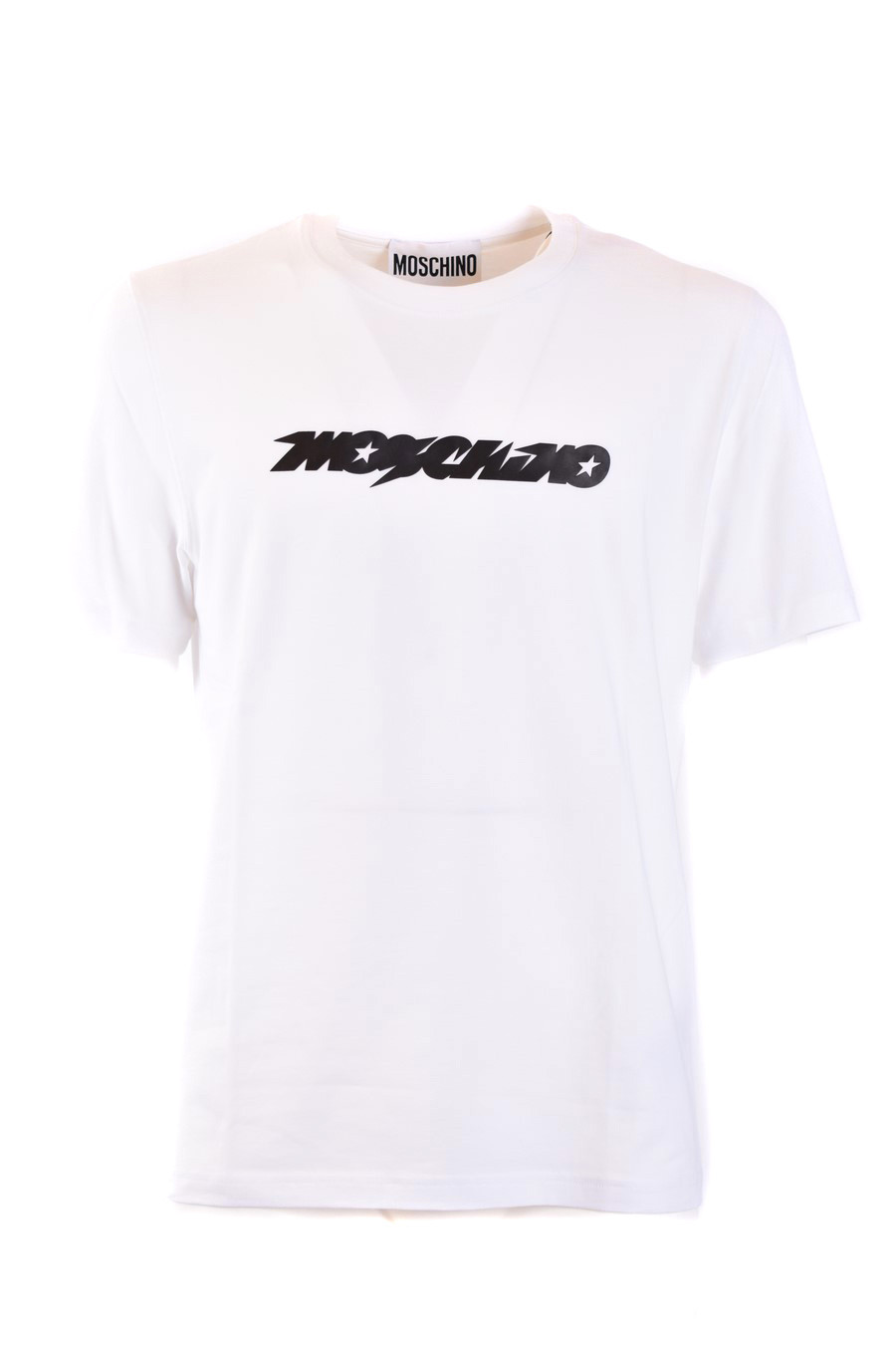 White Graphic Print Cotton T-Shirt