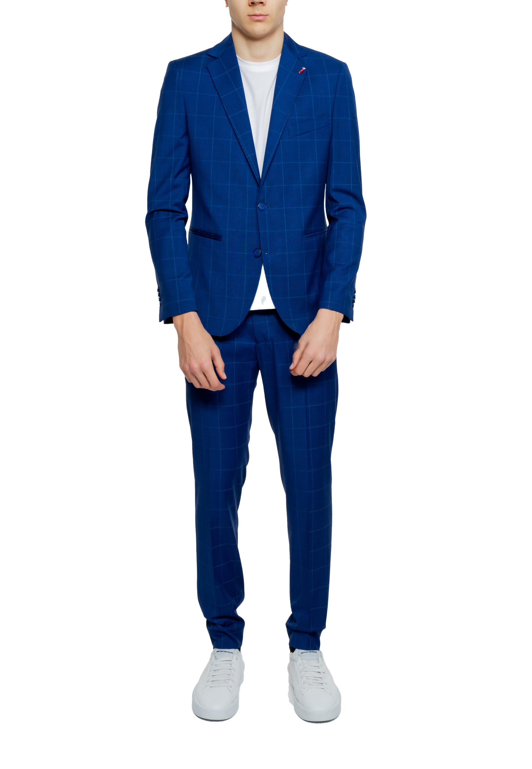 Light Blue Plain Suit for Spring/Summer