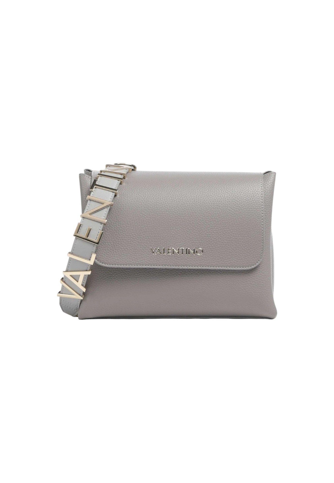 Grey Shoulder Bag with Inside Pocket